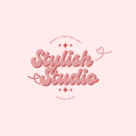 Pink Aesthetic Nail Art Studio Logo 1234